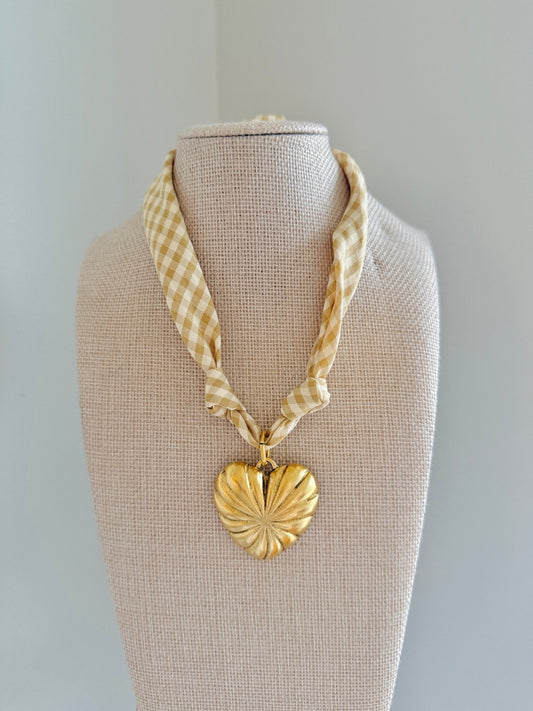 Lido Rodeo Scarf Necklace - Cola Stacks -