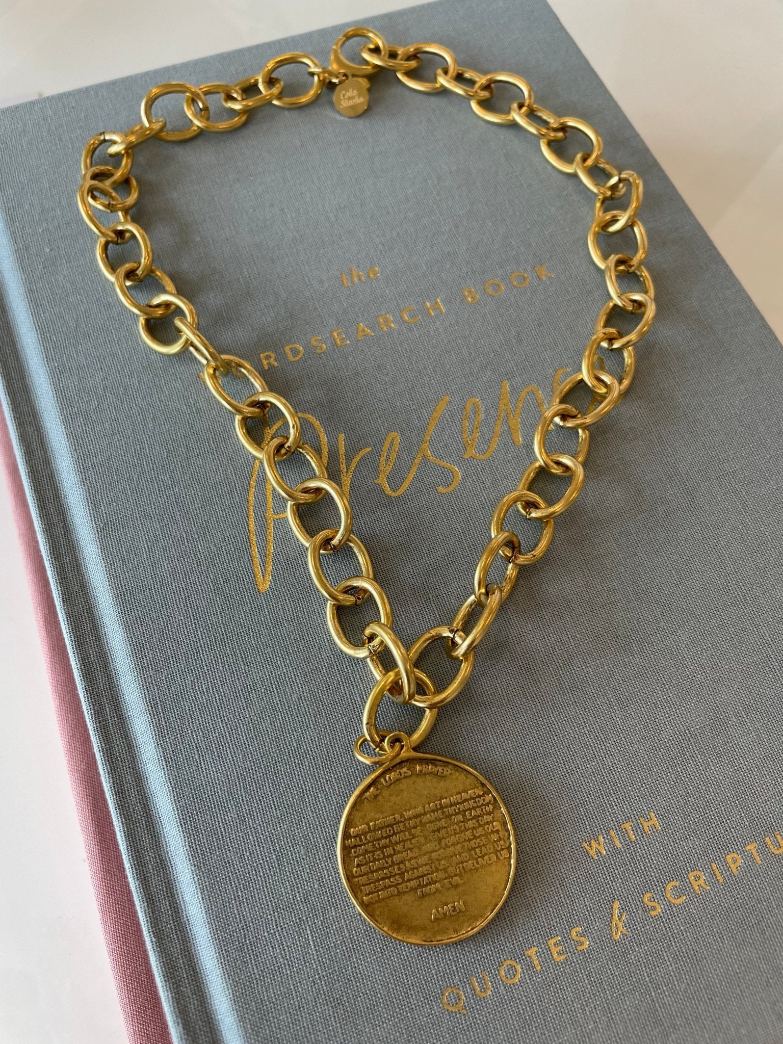 Lord's Prayer Necklace - Cola Stacks -