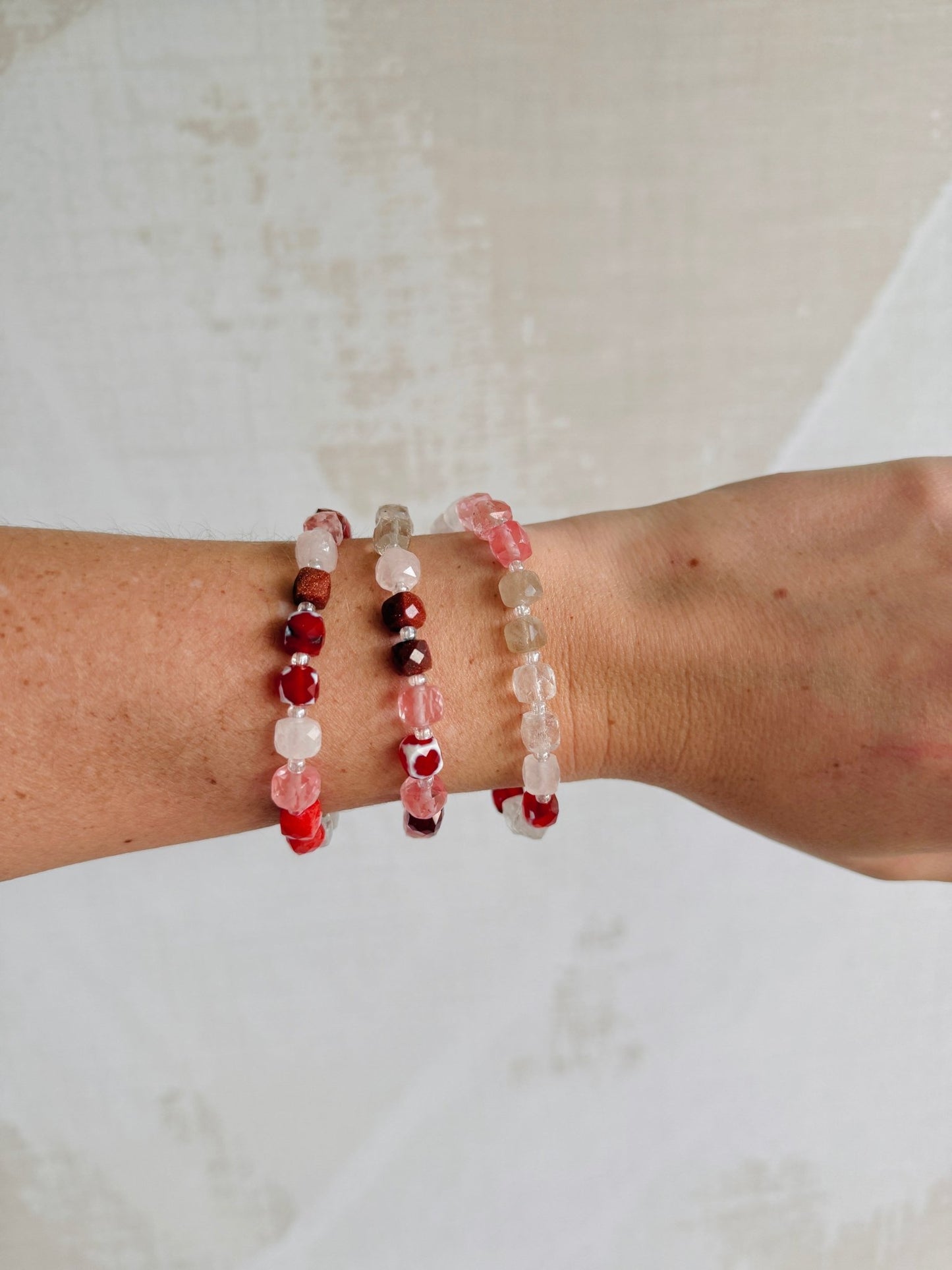 Lulu Bracelet - Cola Stacks -