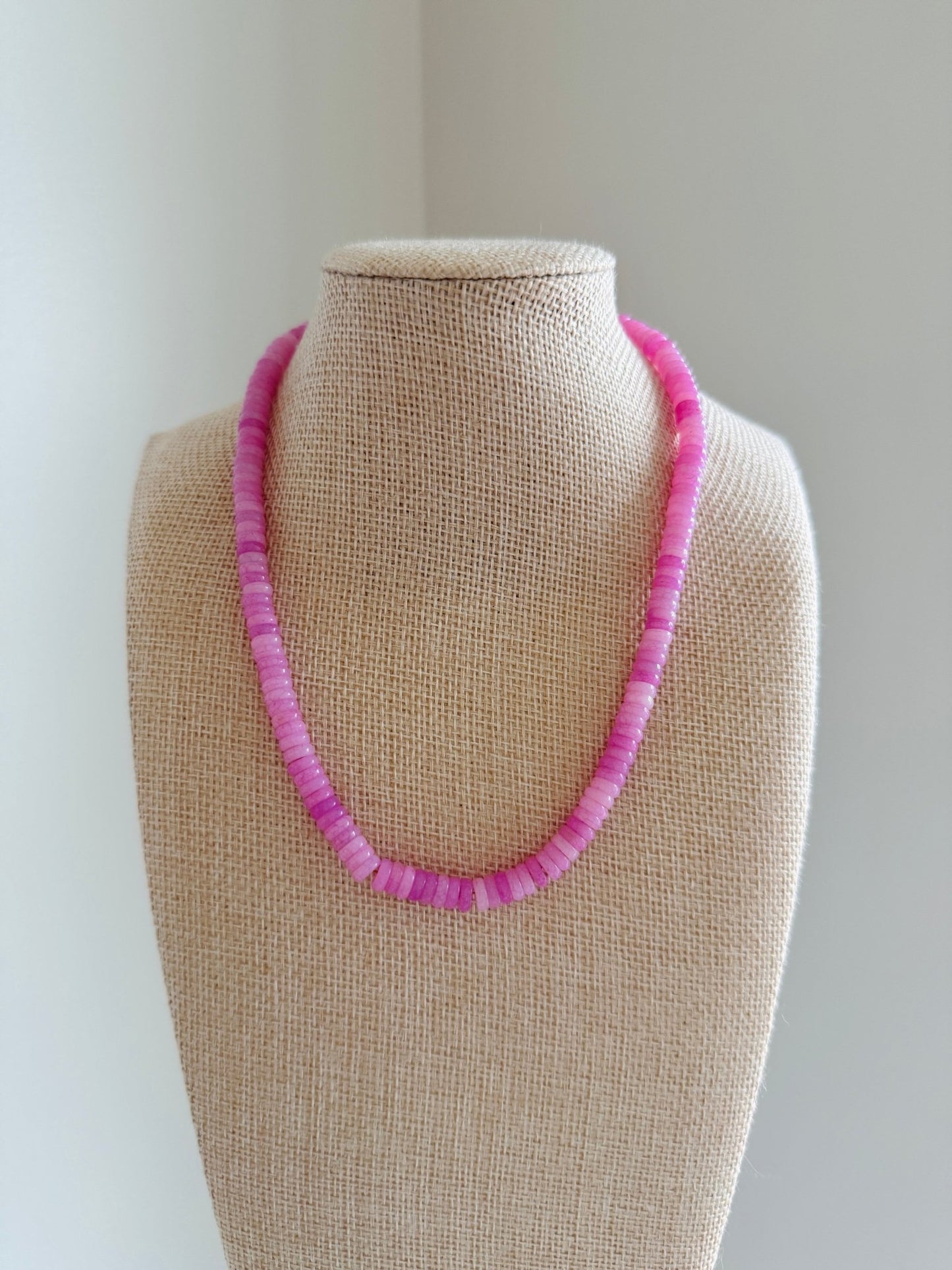 Margot Necklace - Cola Stacks -