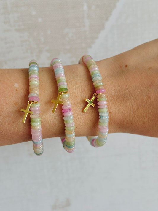 Matthew 16 Bracelet - Cola Stacks -