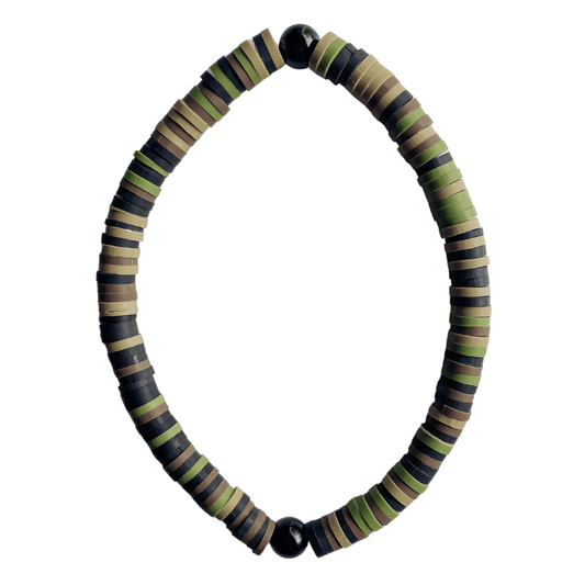 Men's Camo Bracelet - Cola Stacks -