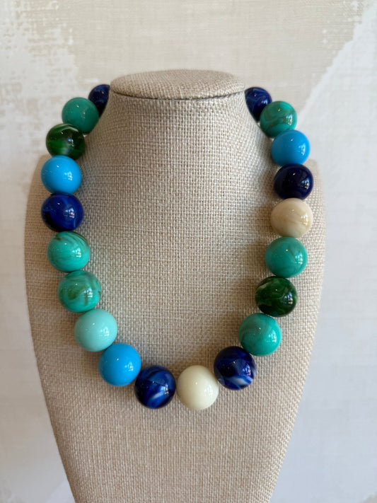 Ocean Bauble Necklace - Cola Stacks -