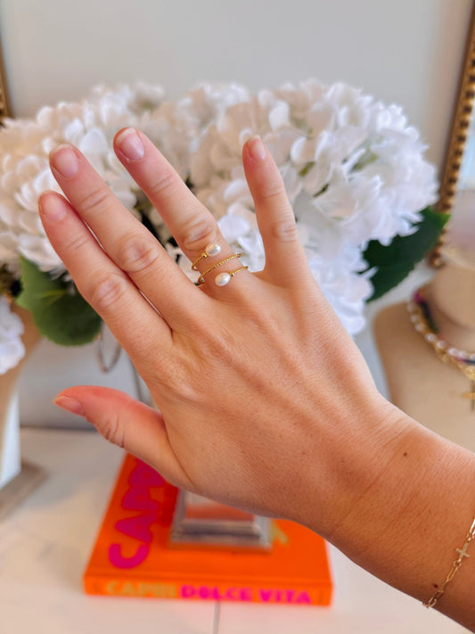 Pearl Ring - Cola Stacks -