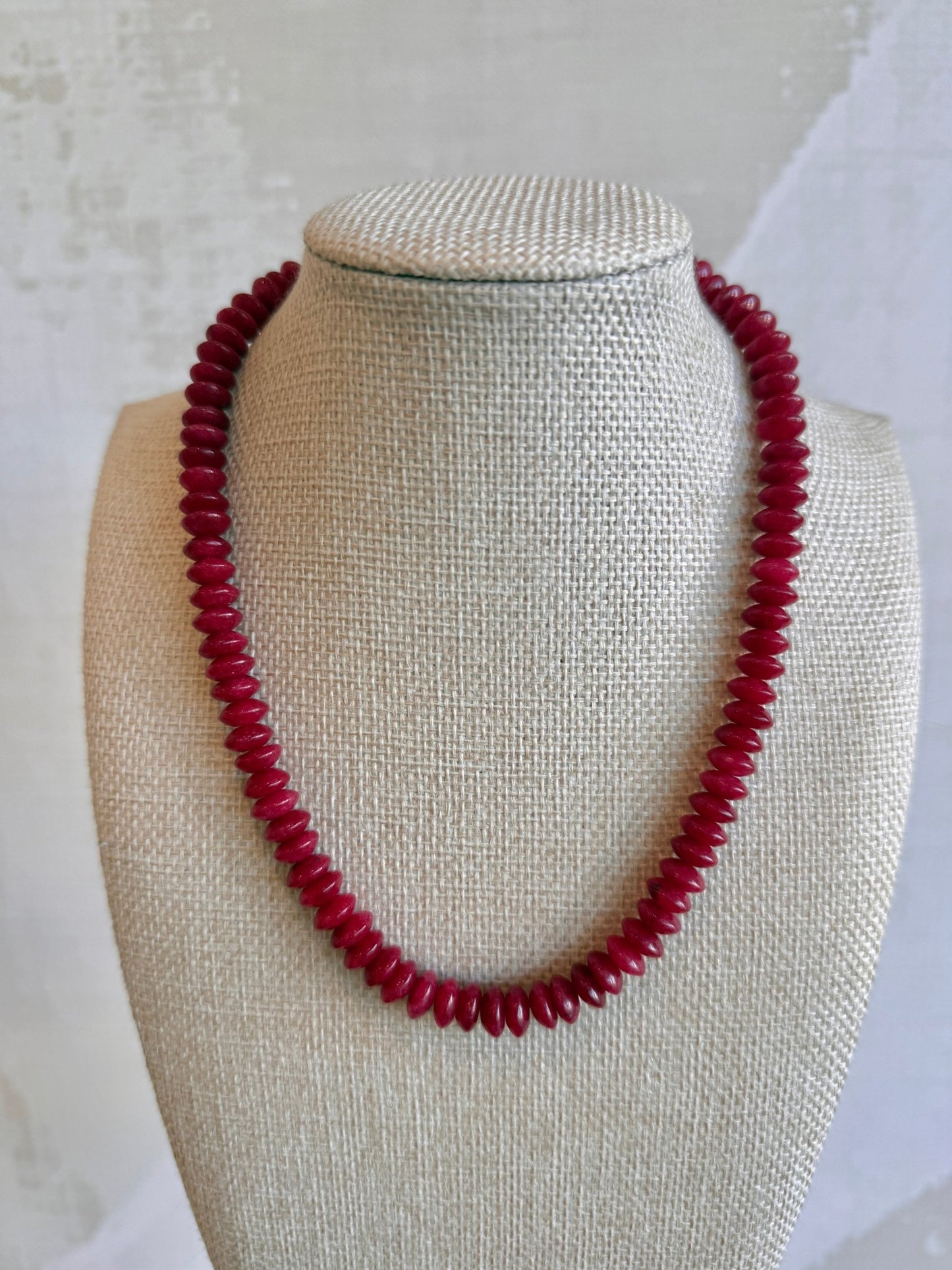 Perfect Red Necklace - Cola Stacks -