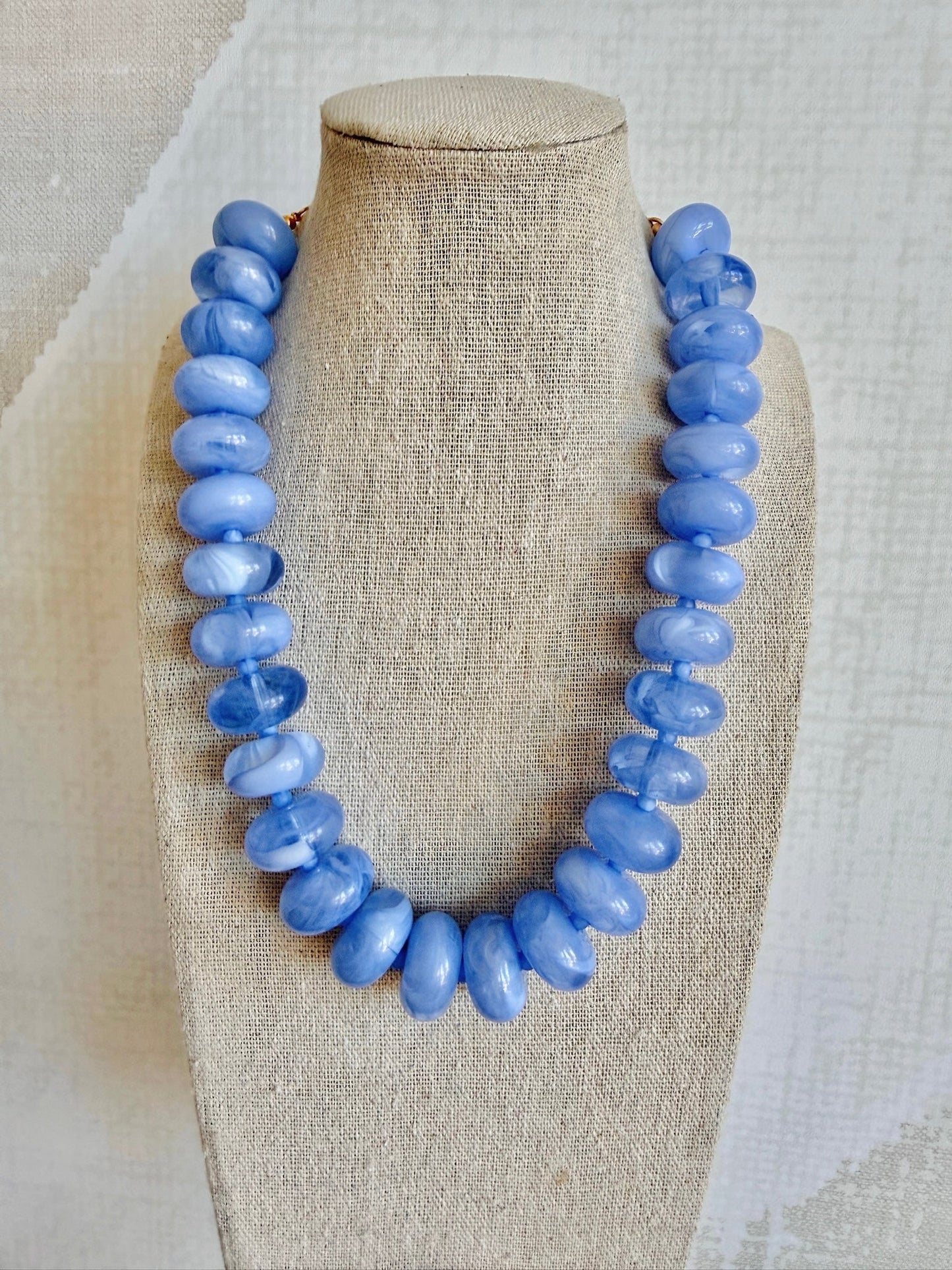 Periwinkle Bauble Necklace - Cola Stacks -