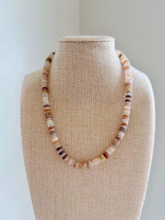 Polly Necklace - Cola Stacks -