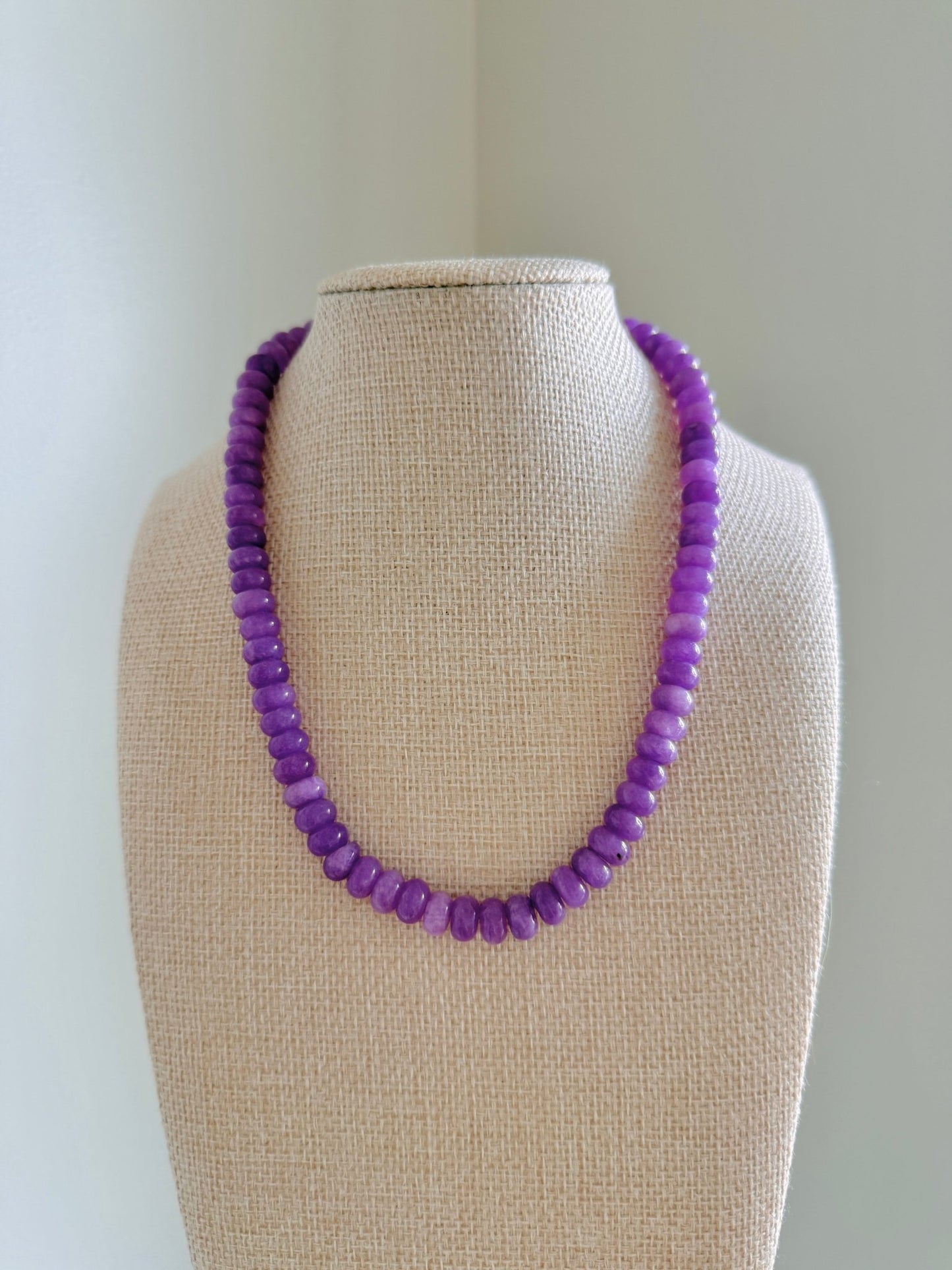 Purple Necklace - Cola Stacks -