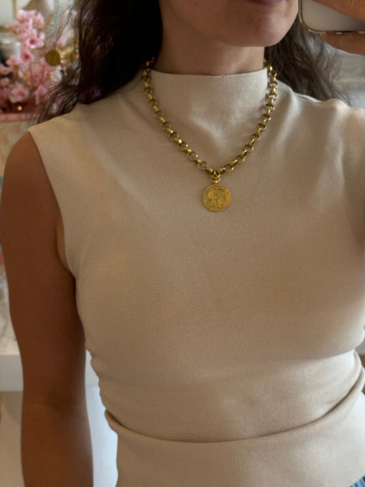 Ramey Necklace - Cola Stacks -