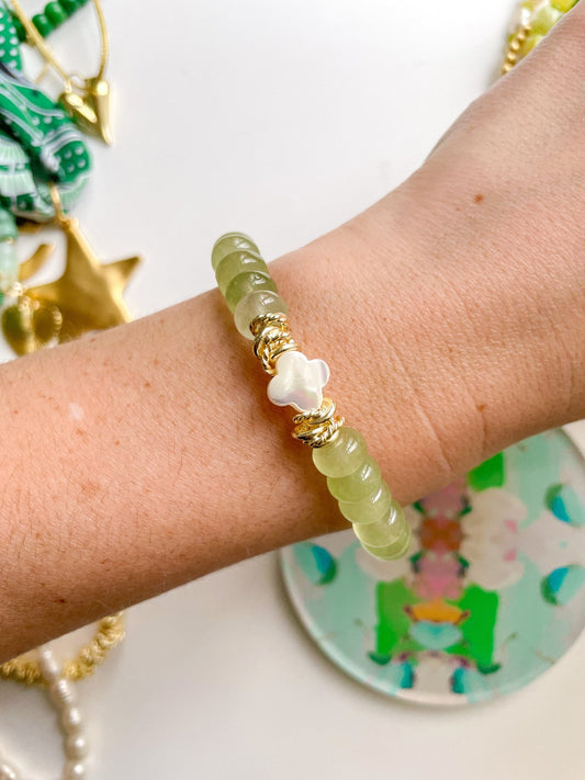 Riley Bracelet - Cola Stacks -