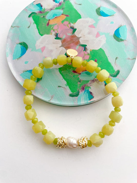 Riley Bracelet - Cola Stacks -