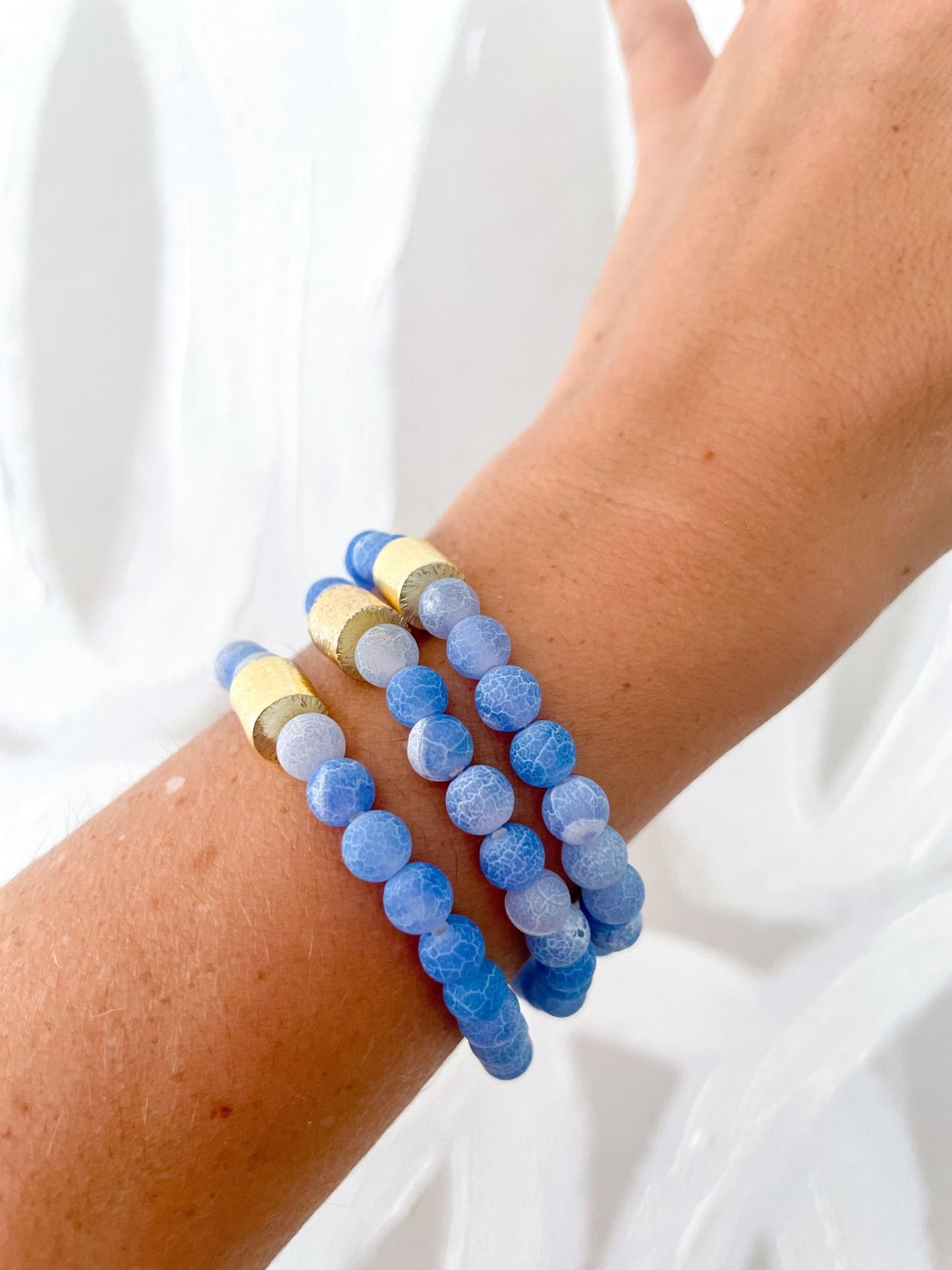 Rivers Bracelet - Cola Stacks -