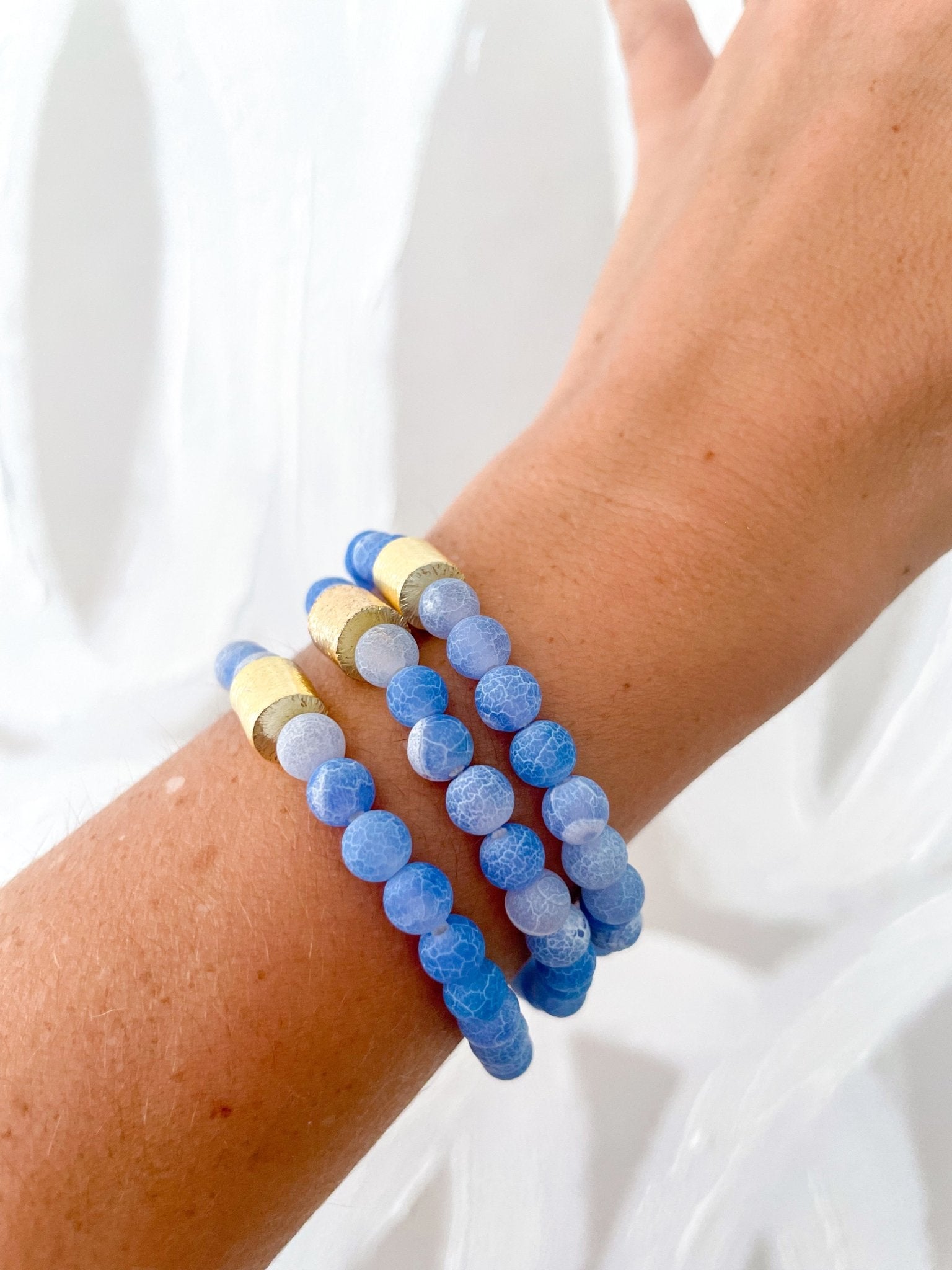Rivers Bracelet - Cola Stacks -