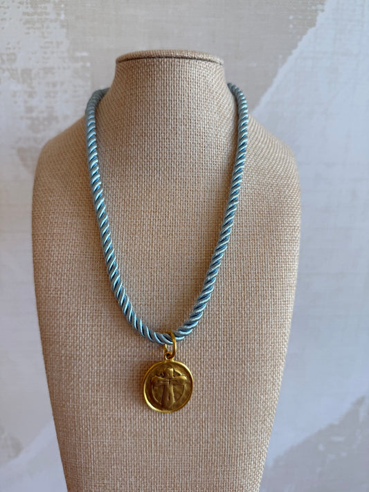 Rope Necklace - Guardian Angel - Cola Stacks -