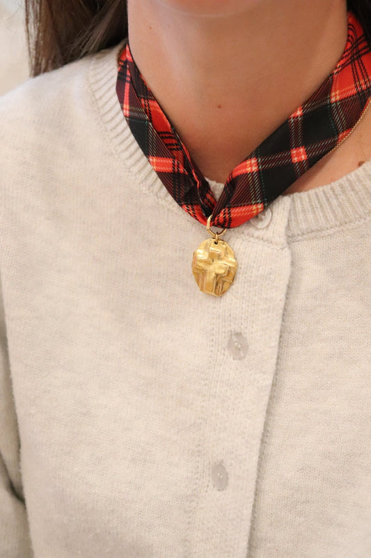 Rudolph Scarf Necklace - Cola Stacks -