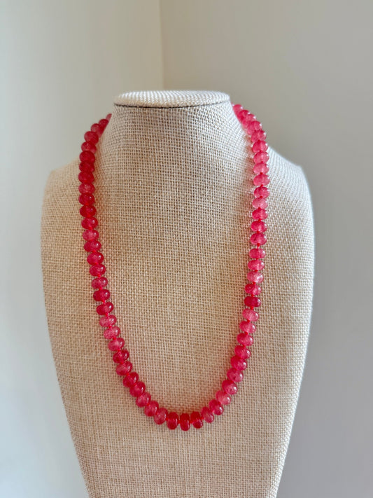 Sammy Knotted Necklace - Cola Stacks -
