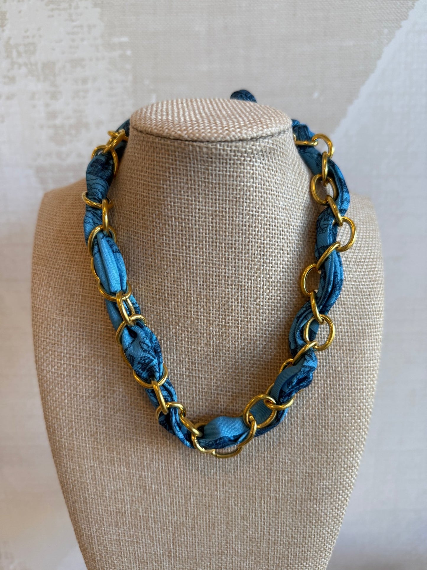 Sammy Scarf Chain Necklace - Cola Stacks -