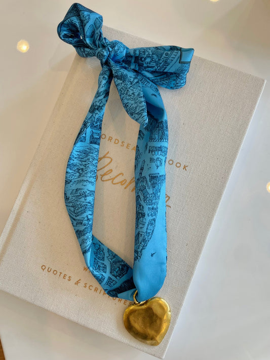 Sammy Scarf Necklace - Cola Stacks -