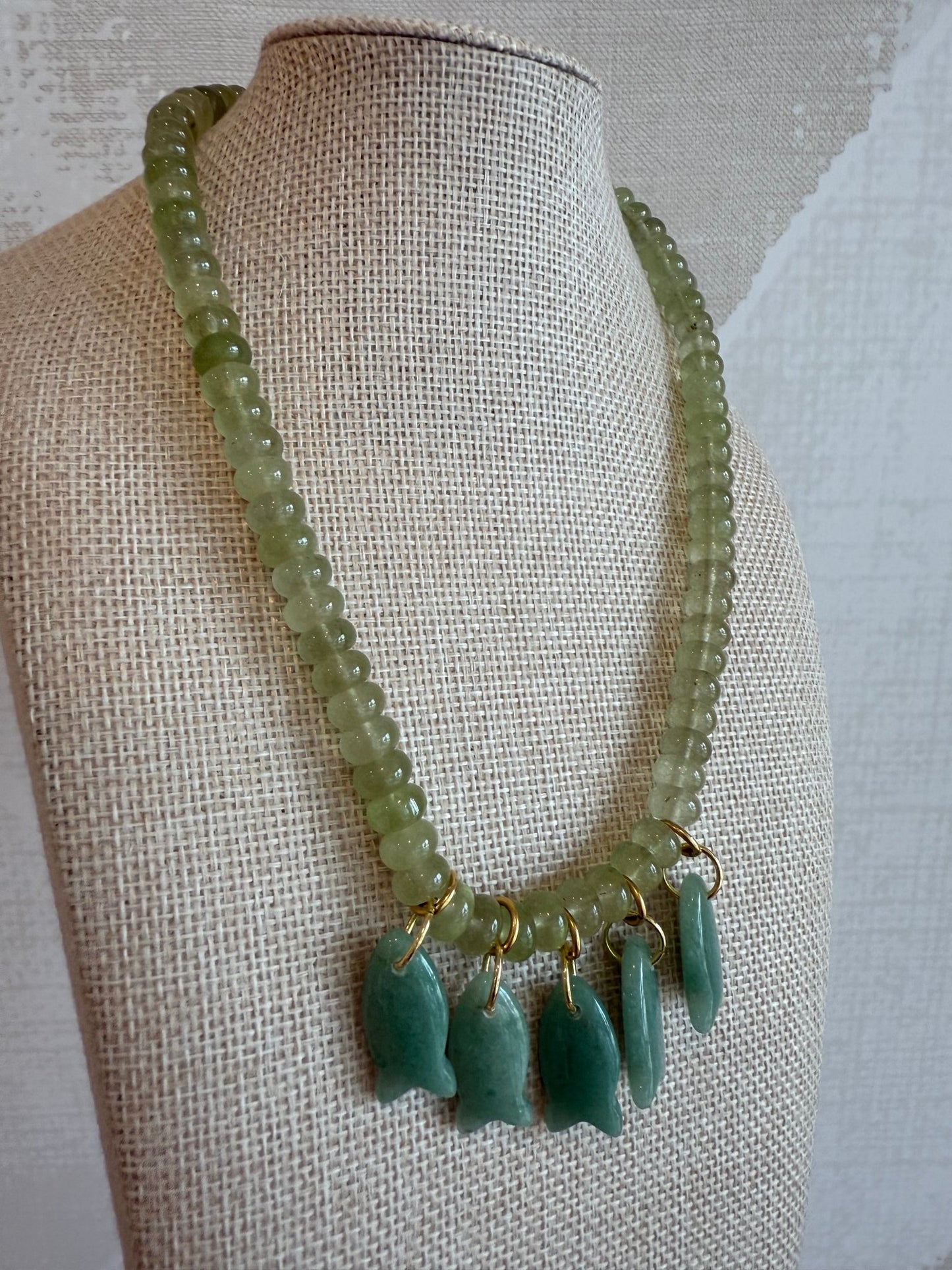 Seaside Fish Necklace - Cola Stacks -