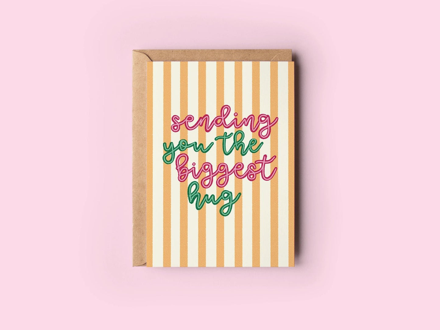 Sending You the Biggest Hug Greeting Card - Cola Stacks -