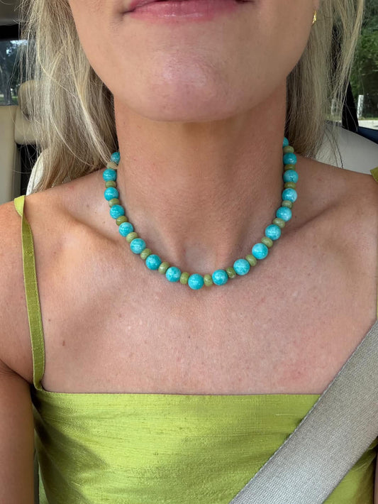 Sibley Necklace - Cola Stacks -
