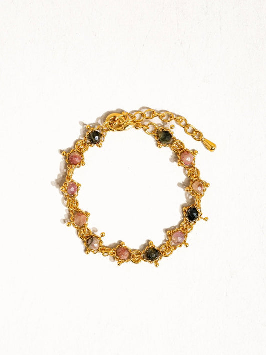 Skylar Bracelet - Cola Stacks -