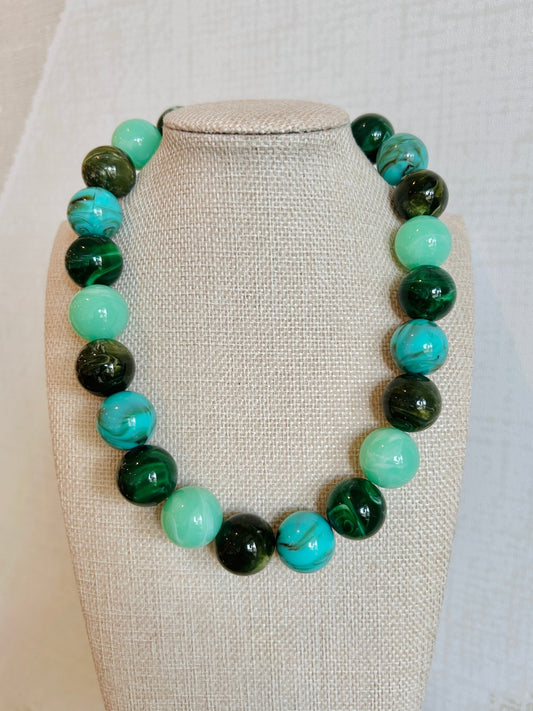 Spearmint Necklace - Cola Stacks -