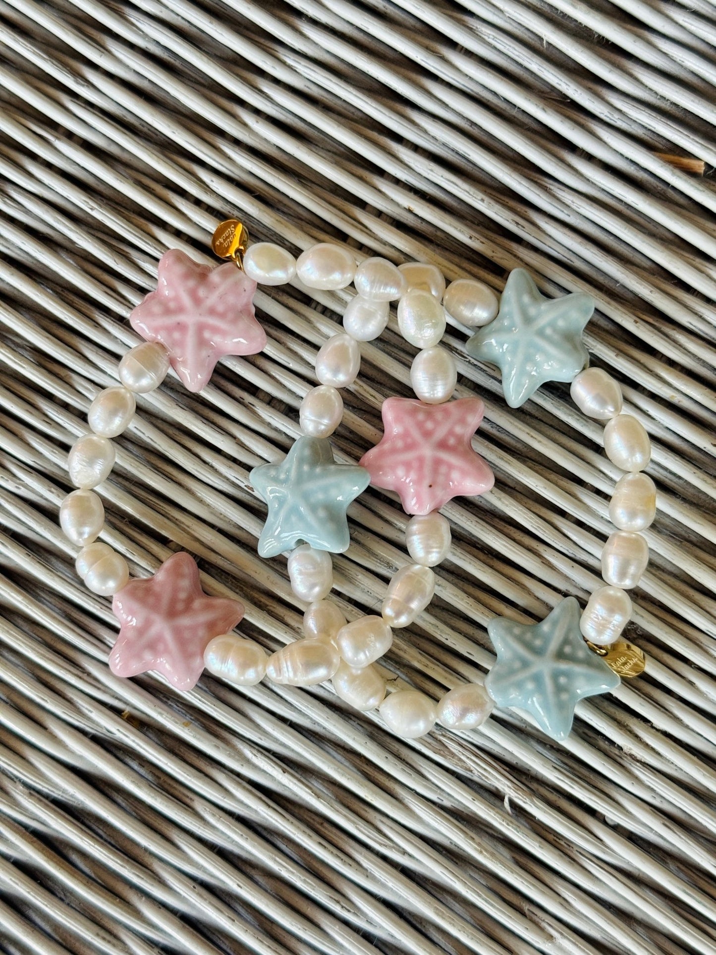 Starfish Pearl Bracelet - Cola Stacks -