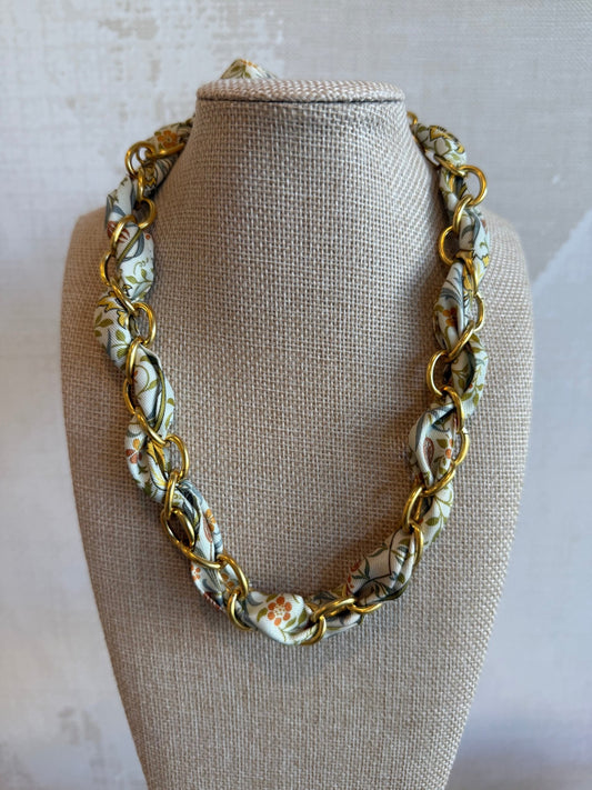 Stars Hollow Scarf Chain Necklace - Cola Stacks -