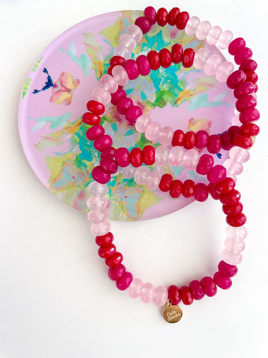 Sweetheart Bracelet - Cola Stacks -