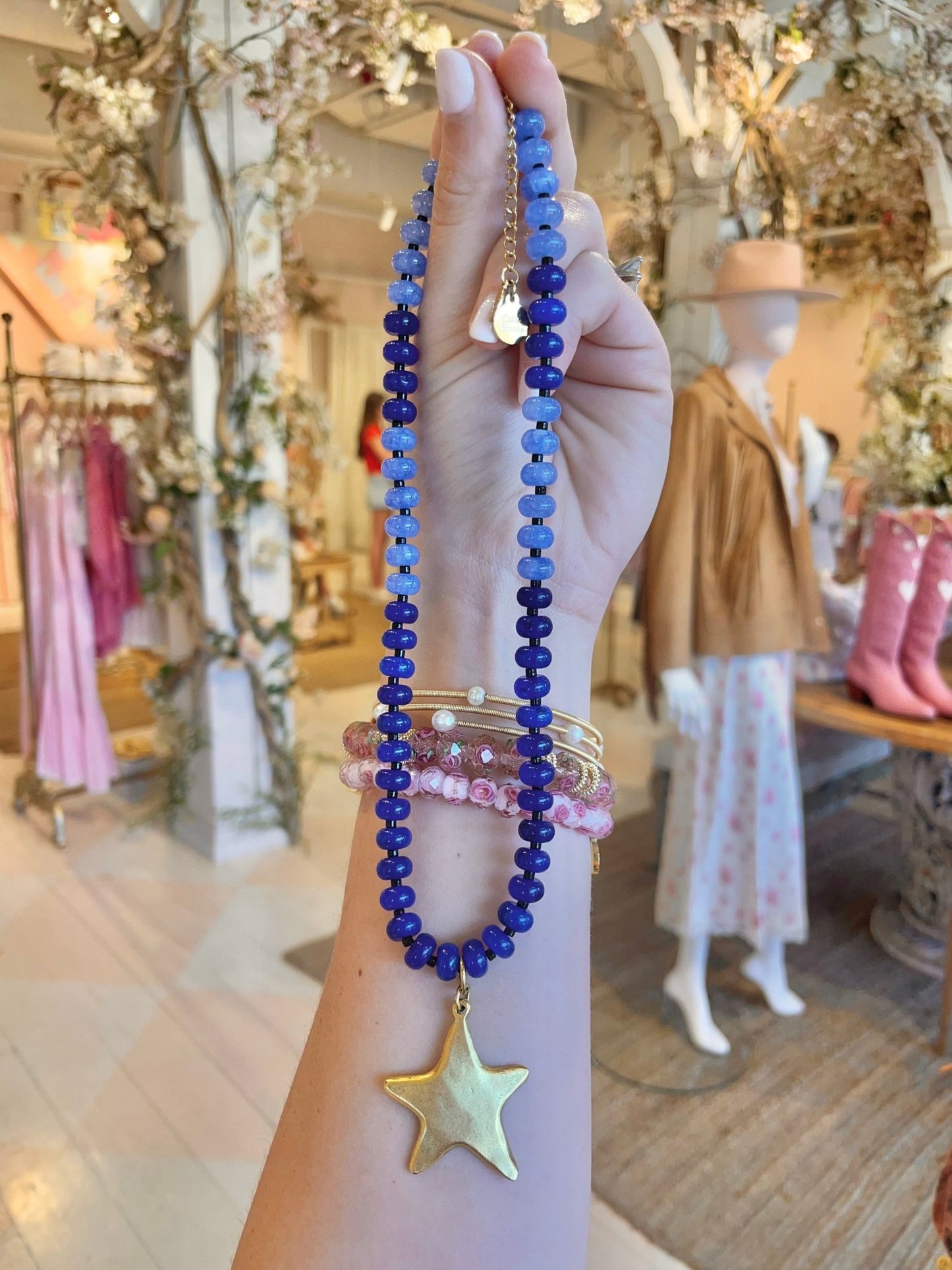 The Hampton Necklace - Cola Stacks -