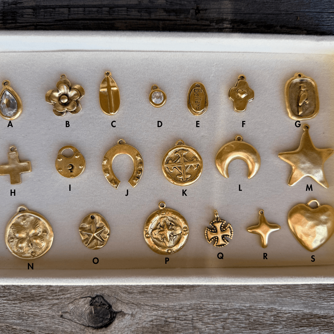 Vintage Charm Bracelet (choose your charm) - Cola Stacks -