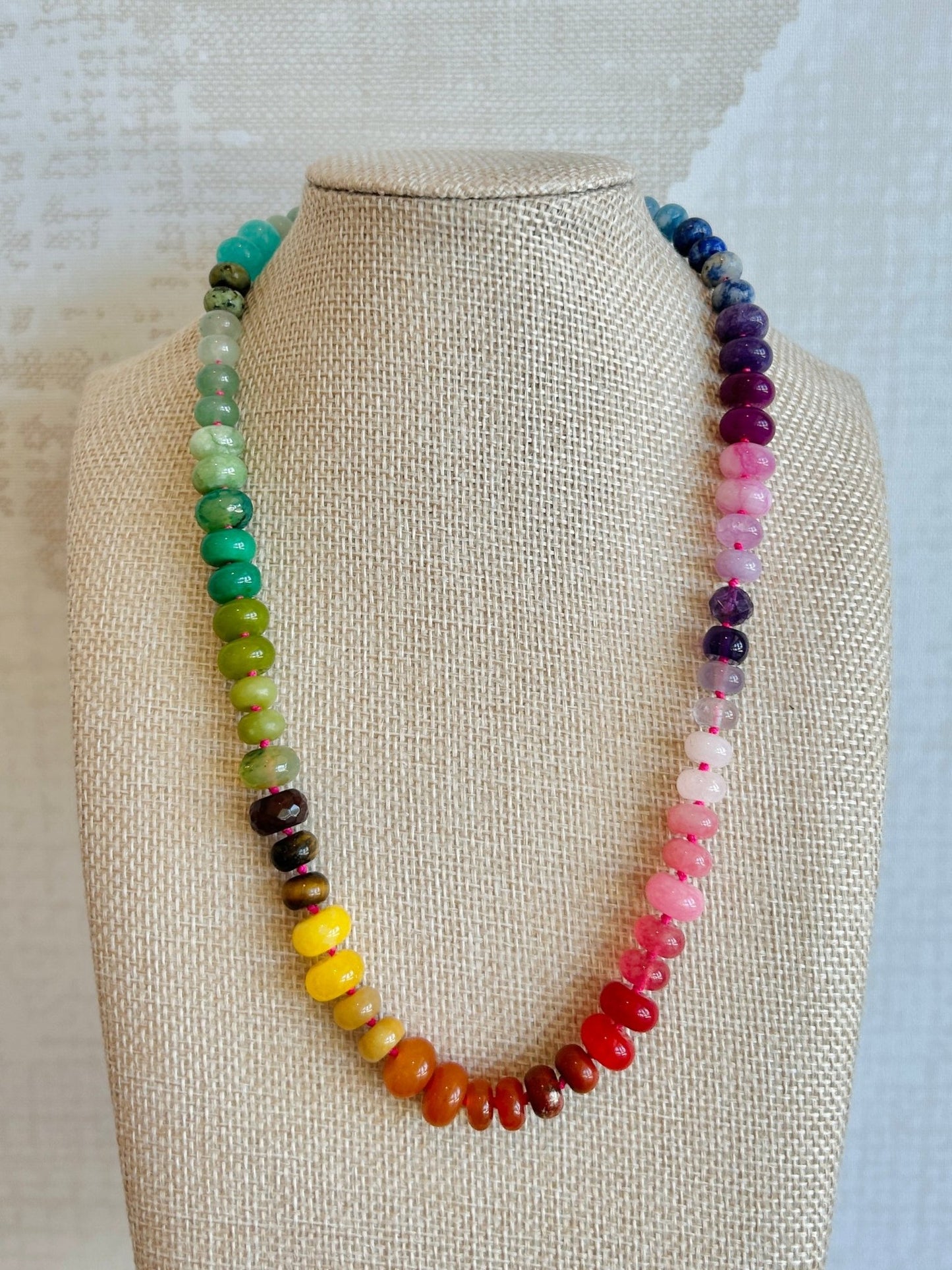 Vista Knotted Necklace - Cola Stacks -