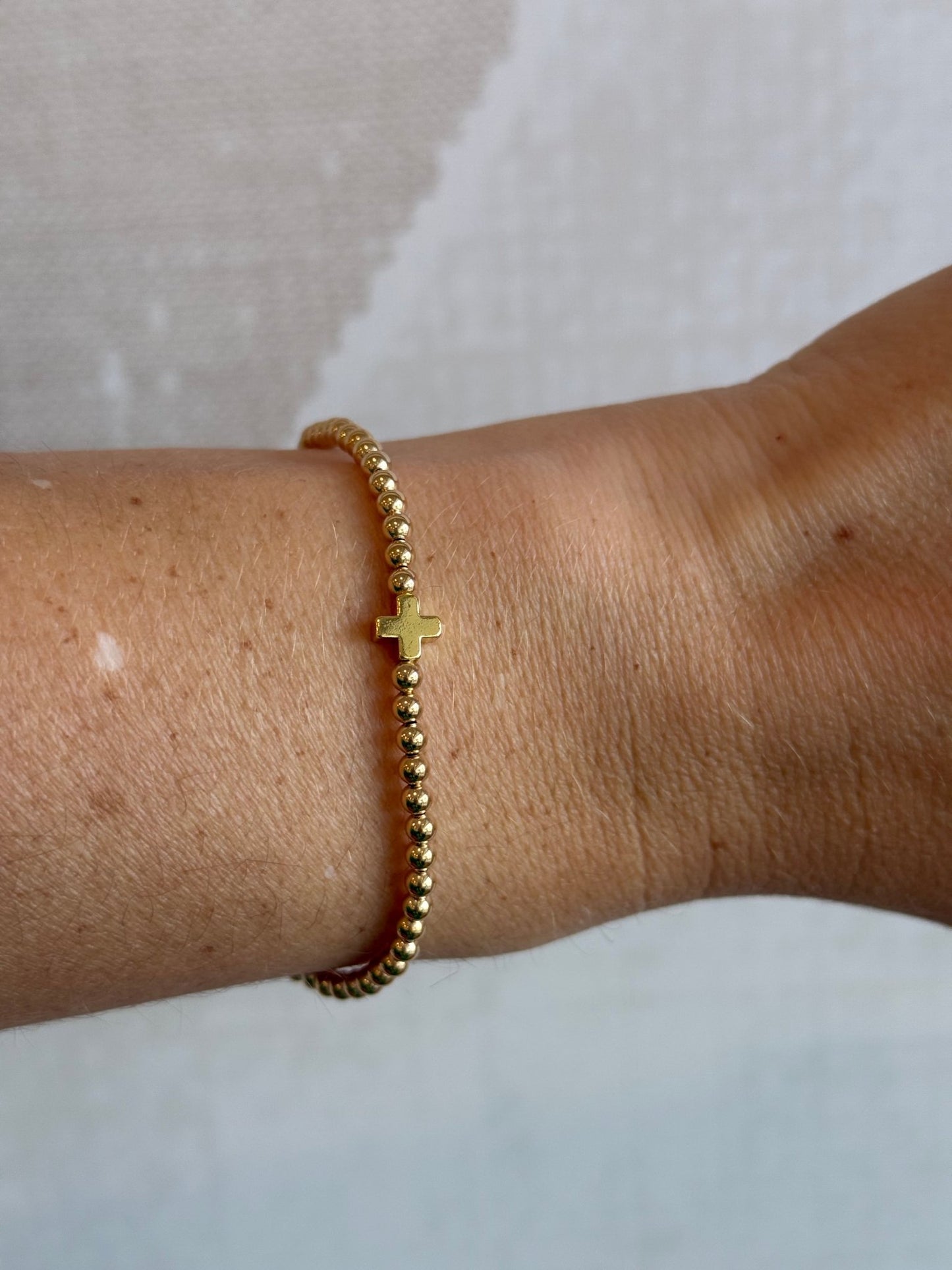 Waterproof Cross Bracelet - Cola Stacks -