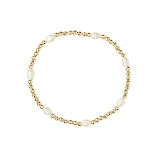 Waterproof Pearl Chic Bracelet - Cola Stacks -