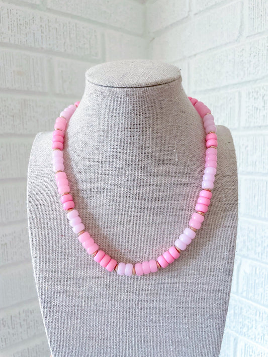 Wilbur Necklace - Cola Stacks -