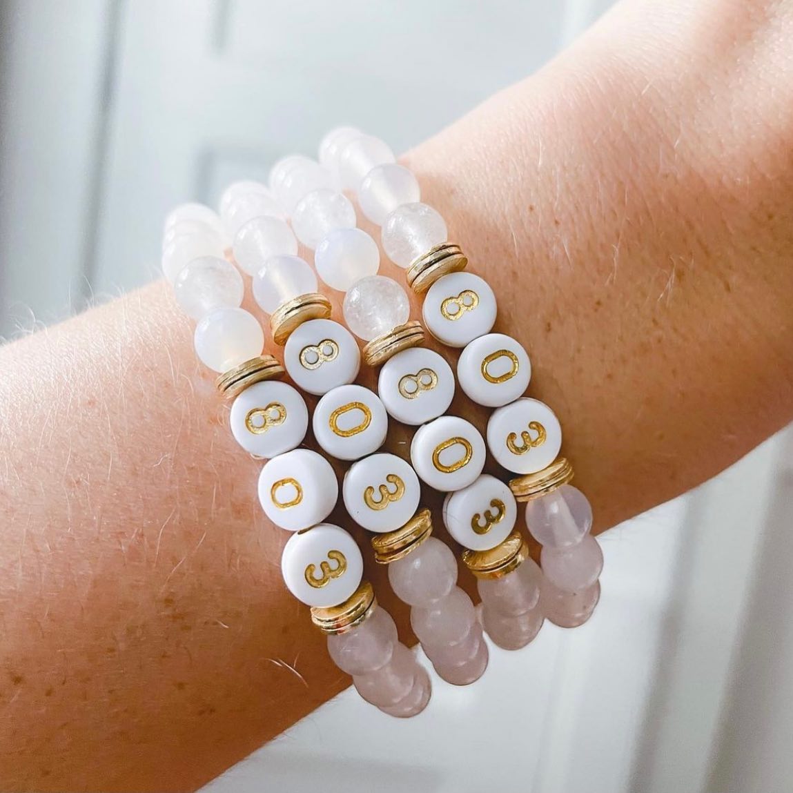 Signature Custom Bracelet - Cola Stacks -