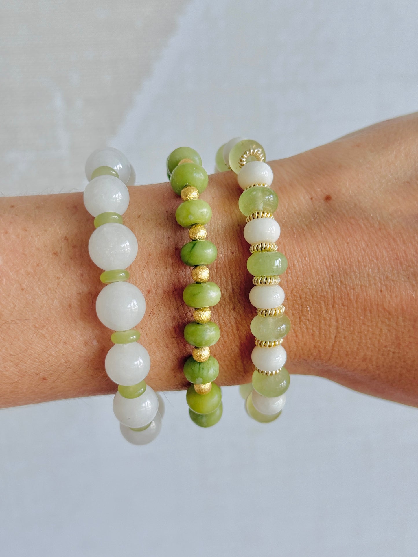 Green & White Stack