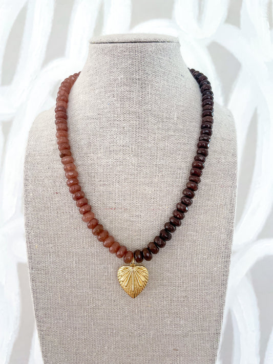 Chocolate Heart Necklace