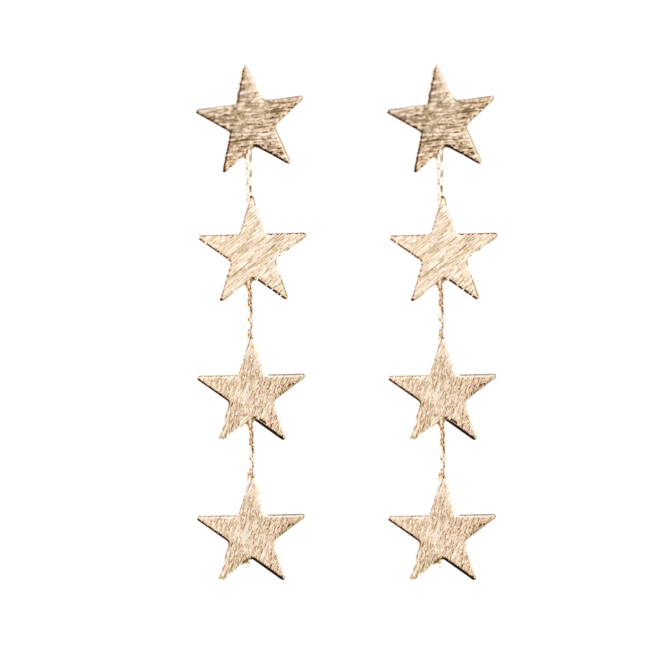 Gold Star Duster Earrings