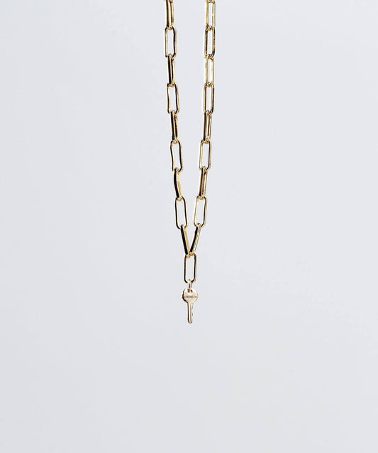 Strength Chain Key Necklace