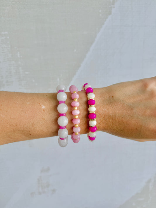 Pink & White Stack