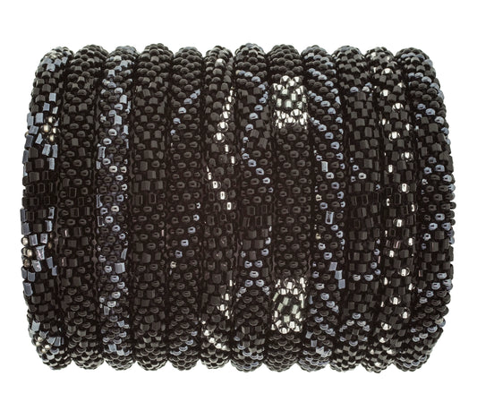 Black Roll On Bracelet