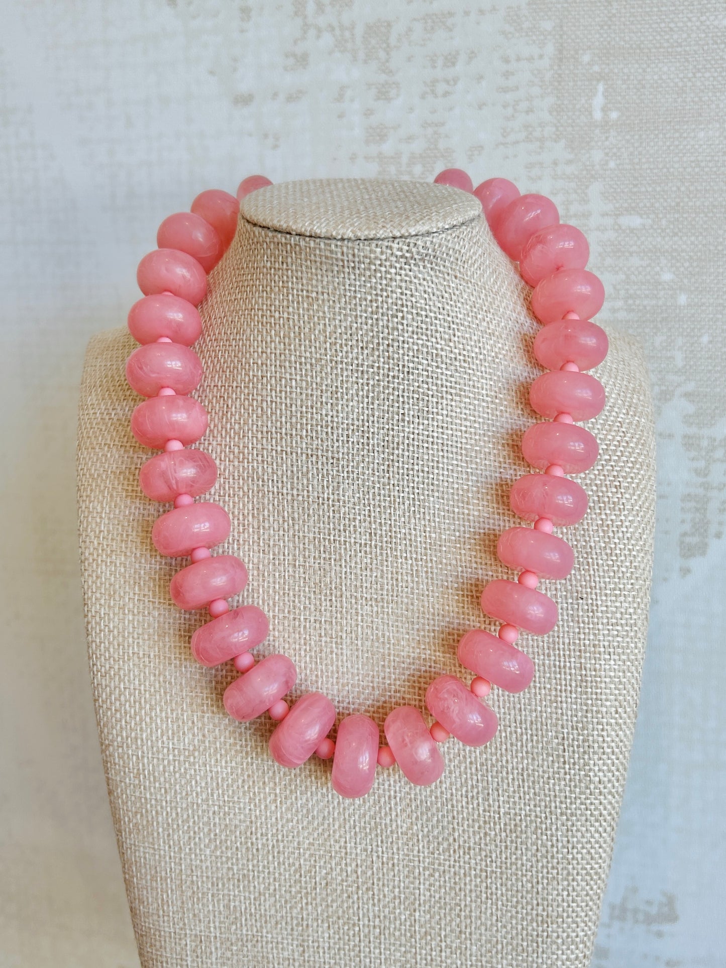 Pink Bauble Necklace