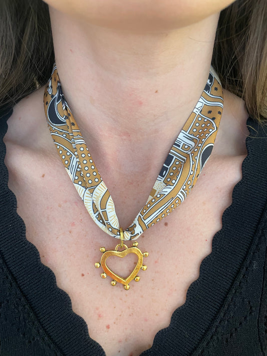 Salt & Light Scarf Necklace