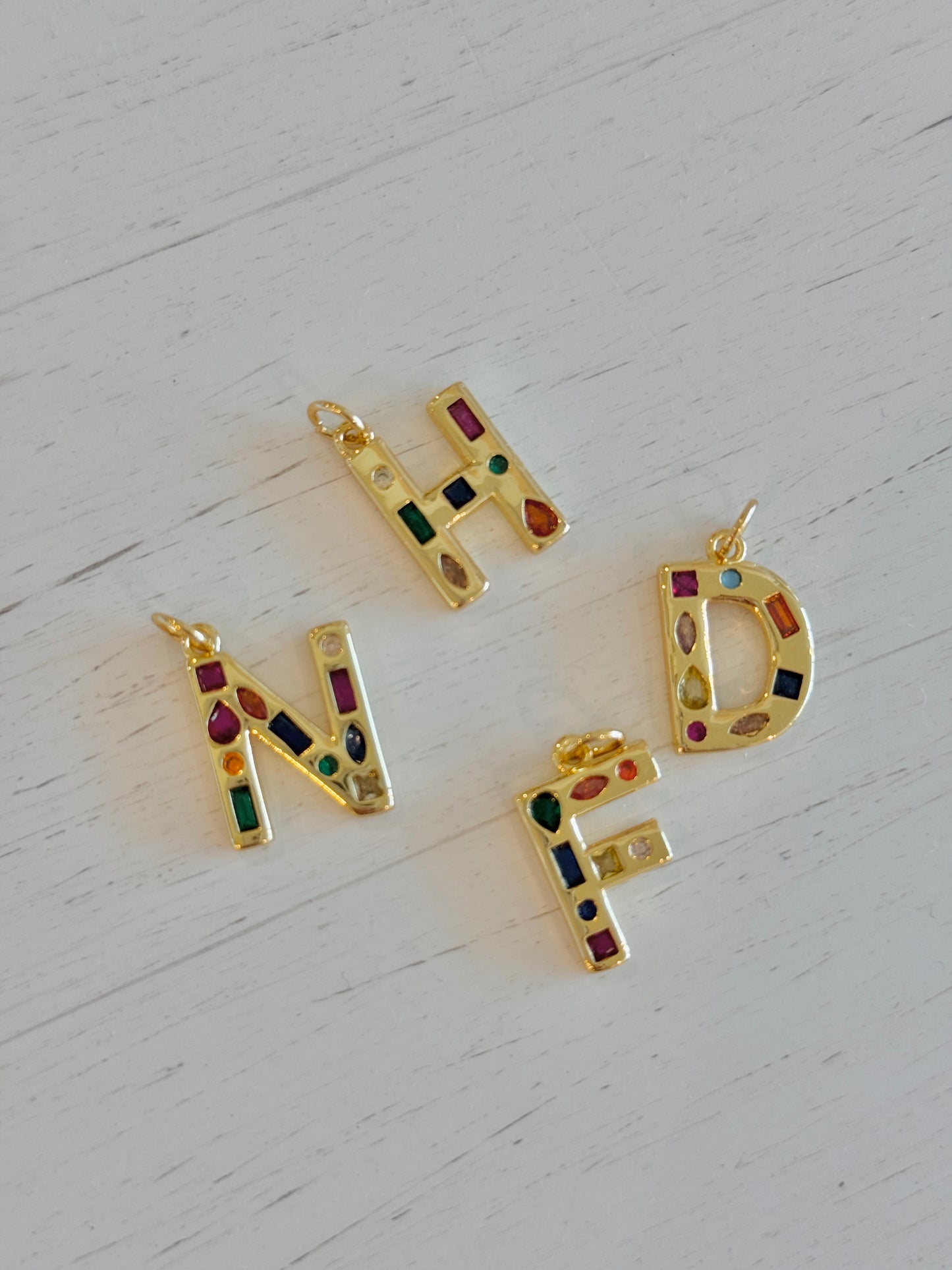 Abstract Initial Necklace