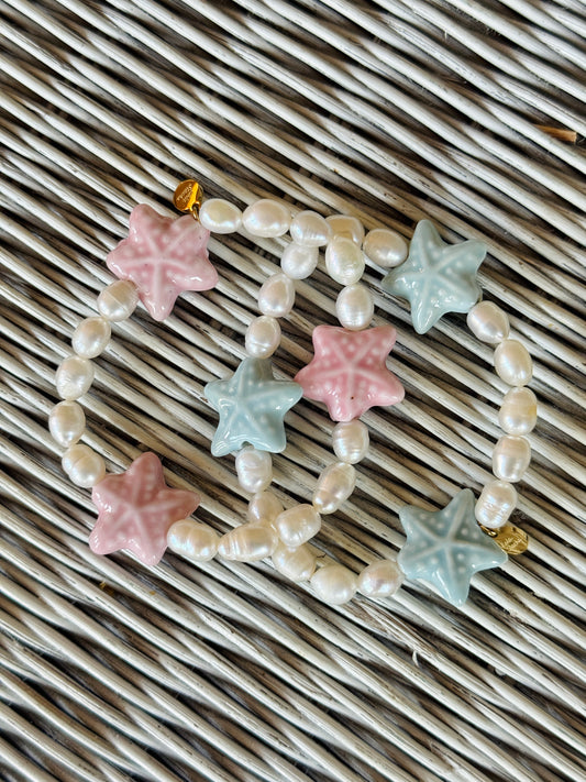 Starfish Pearl Bracelet