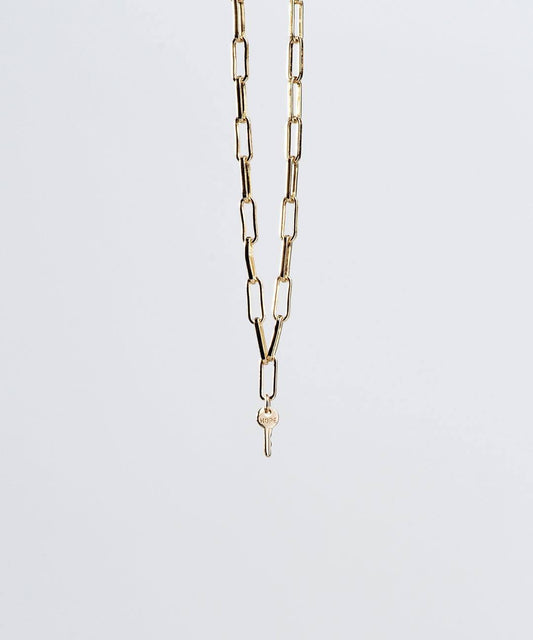 Hope Chain Key Necklace