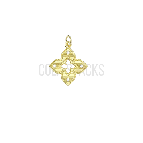 Quatrefoil Charm