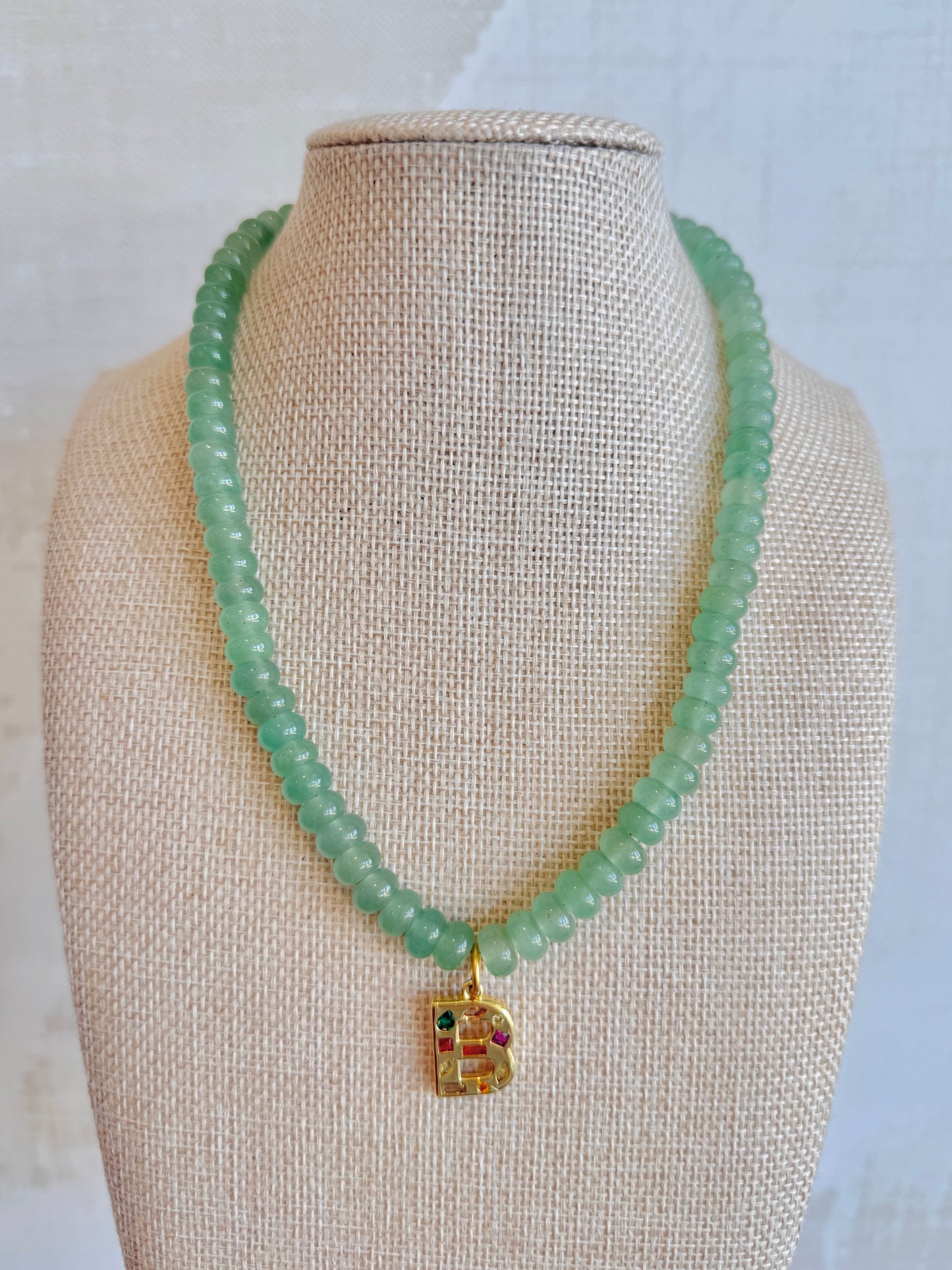 Abstract Initial Necklace